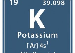 What is the chemical symbol for potassium